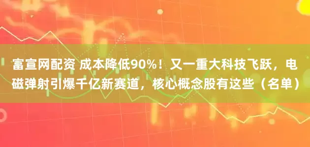 富宣网配资 成本降低90%！又一重大科技飞跃，电磁弹射引爆千亿新赛道，核心概念股有这些（名单）