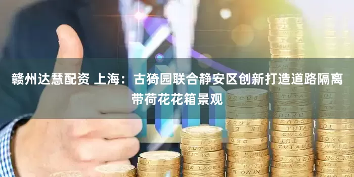 赣州达慧配资 上海：古猗园联合静安区创新打造道路隔离带荷花花箱景观